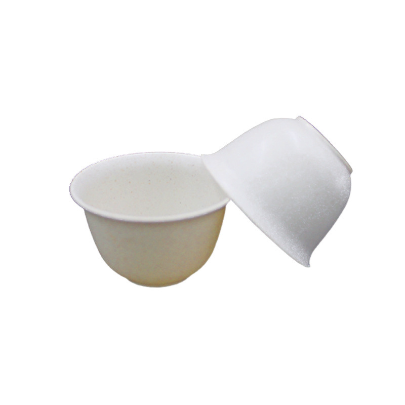 Taza de té Kung Fu desechable resistente al calor 60ml con soporte de taza de almacenamiento y cáscara de arroz taza de té de alta calidad taza de té