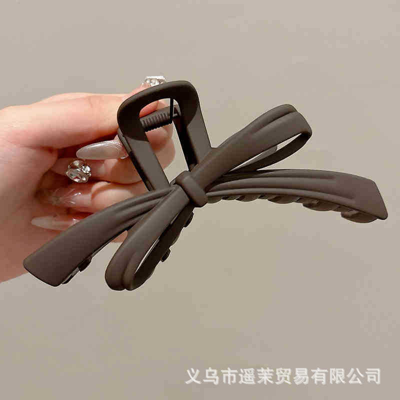 轻奢高端水晶大号抓夹鲨鱼夹女时尚百搭后脑勺盘发夹新款发抓头饰|undefined