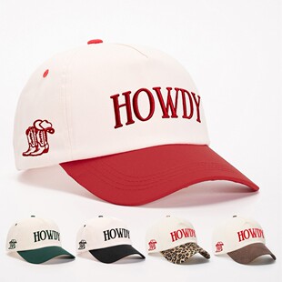 TEMU SHEIN�羳����ñ�Ӵ̽�HOWDY����Ьƴɫ����ñ������{