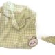 Plaid Self-deprecating Bear Pajamas Women's Summer New Short-sleeved Shorts Japanese Style Cute Student Home Clothes suit Outer Wear