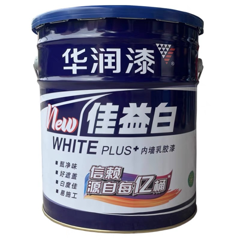 华润漆净味佳益白内墙乳胶漆环保华润17L四川成都面漆
