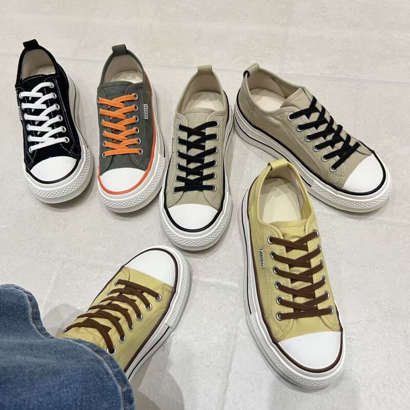 High-Quality Women's Shoes, Korean-Style Mesh Breathable White Sneakers, New Versatile Thick-Soled Lightweight Sports Casual Shoes High-Quality Women's Shoes, Korean-Style Mesh Breathable White Sneakers, New Versatile Thick-Soled Lightweight Sports Casual Shoes