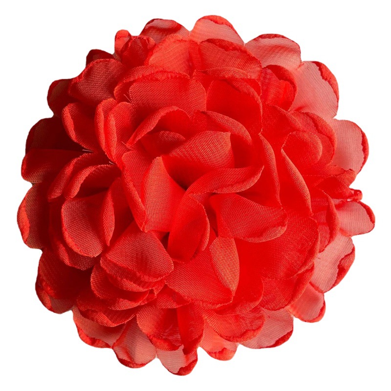 Burned edge chiffon flower clothing shoes and hats accessories children's hair accessories headband flower jewelry diy accessories cloth flower 10cm