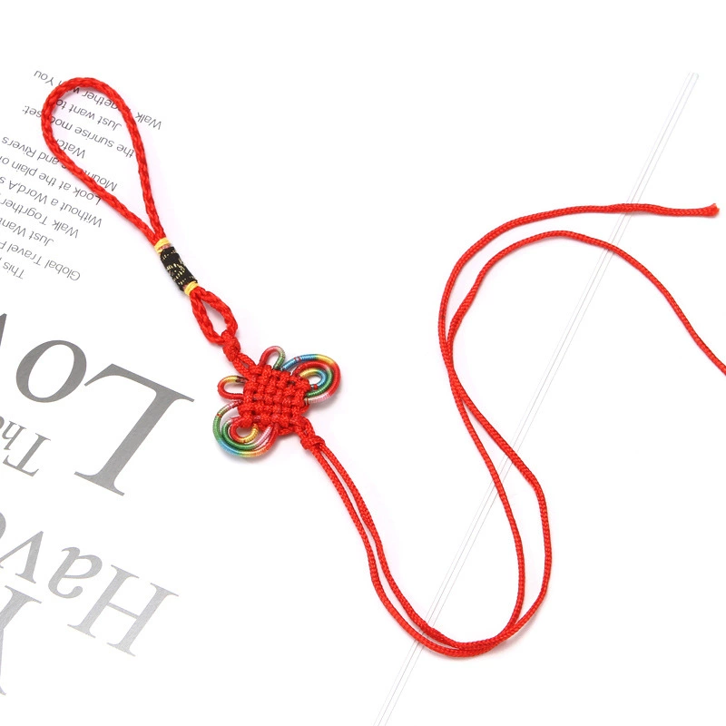 Colorful small bag accessory with butterfly, flashlight, DIY