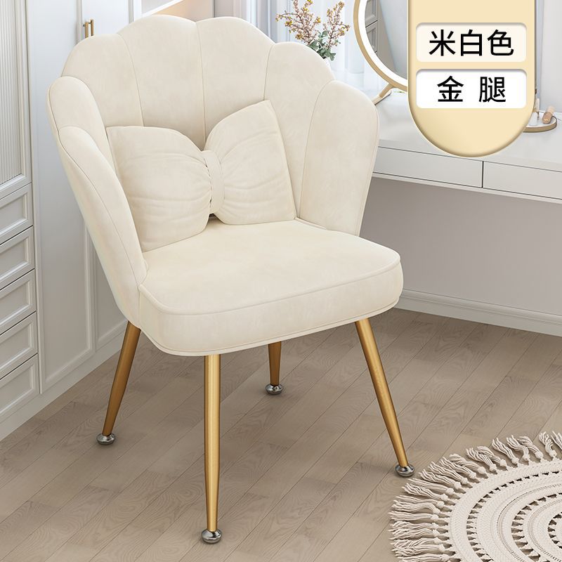 오프화이트 - 고급 벨벳에는 나비베개가 함께 제공됩니다.