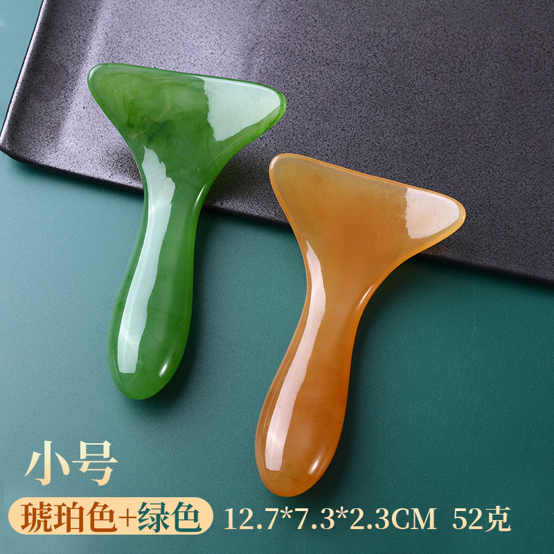 masaje de pala, cuchilla, cuchilla, estriado cervical, masajeador de columna cervical para dragar los meridianos del hombro, empuje abierto, placa de arco de barra de tendón espalda