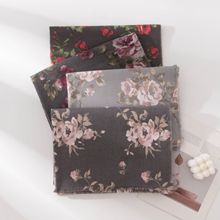 跨境欧美民族风印花围巾女仿羊绒拉毛舒适披肩保暖围脖两用批发
