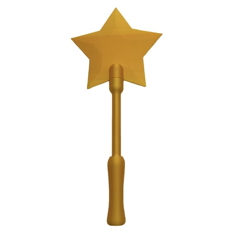 Держатель банковской карты в форме палочки со звездой шелковисто-синий и белый