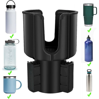 Cross-border car water cup holder larger central control water cup extender can hold mobile phone tablet holder car water cup holder (Car cup holder/beverage holder) - 1st-generation-single-cup-holder