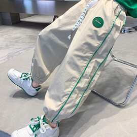 男童夏季薄款裤子中大童男孩休闲长裤2024新款夏装儿童冰丝防蚊裤