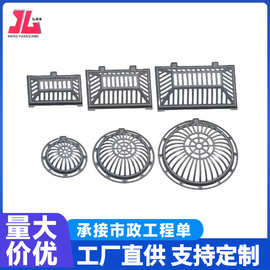 球墨铸铁圆形井盖污水窨井盖下水道沙井雨水篦子重型市政井盖定制