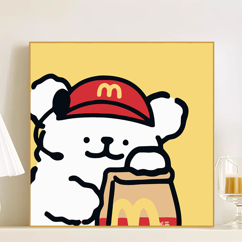 R006 / 20*20CM(画笔+颜料+绷好内框）
