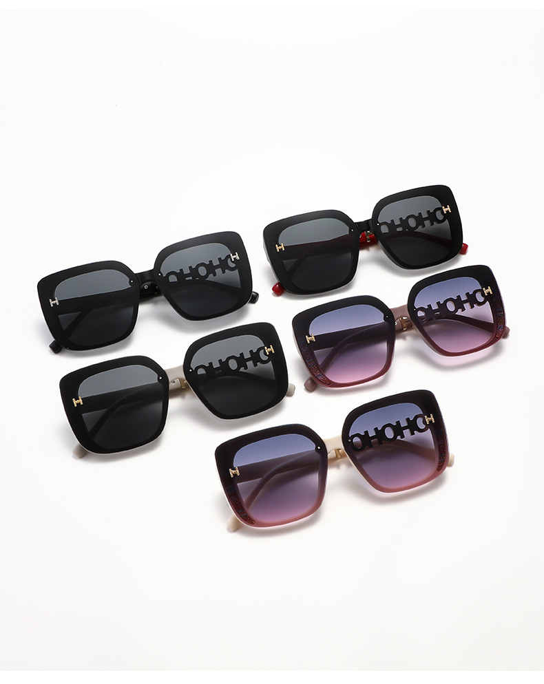 Leichte Luxus-Sonnenbrille mit Polarisierung, modischer großer Rahmen, vielseitige Sonnenbrille, grenzüberschreitende Brille, Anti-UV, hochwertige Sonnenbrille