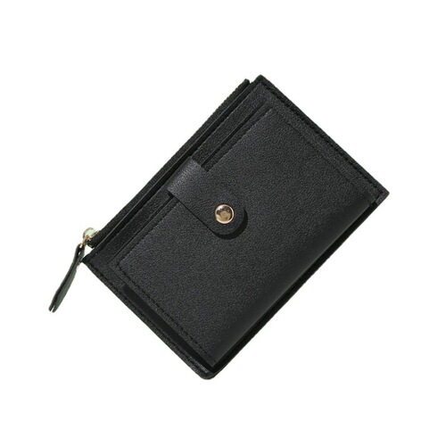 Women's ultra-thin card holder Korean style coin purse zipper card bag candy color bus student bank card holder dollar bag