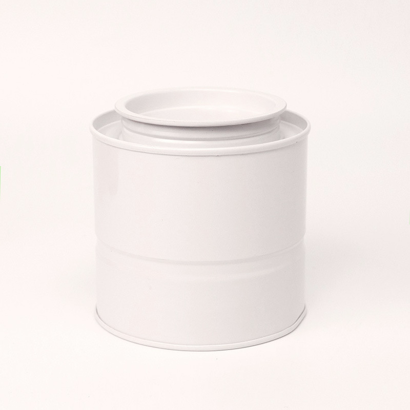 Latas apiladas, cilindros, latas de té, latas selladas, envases de regalo, cajas de hojalata de color sólido, lugar de origen del fabricante