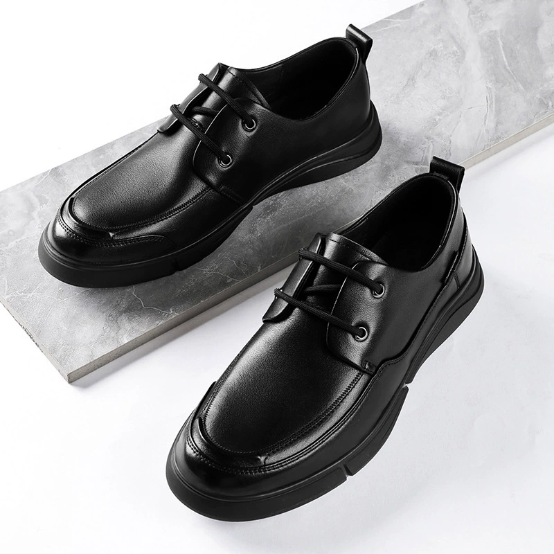 Мужская кожаная обувь низкий уровень бизнес в британском стиле