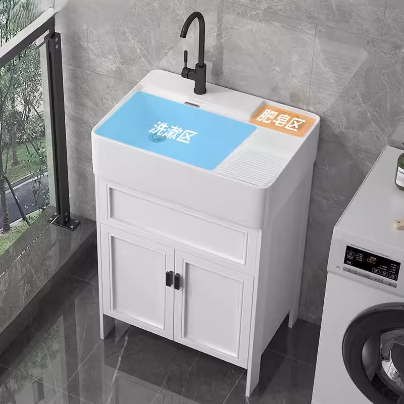 lavabo doméstico integrado lavabo con tabla de fricción lavabo combinado lavabo