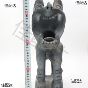 Sculpture tile cat opening home living room Yunnan clay pottery Jianchuan decorations decorative ornaments animal courtyard villa