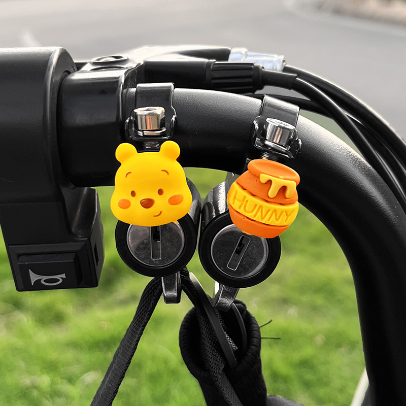 Electric car helmet lock anti-theft fixed hook cute cartoon motorcycle battery car safety helmet anti-theft lock universal