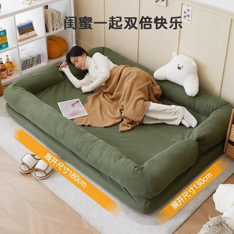 人間用犬小屋、レイジーソファ、リクライニングと寝られる、二人用畳、巨大な折りたたみバルコニー、寝室、小さなソファ、リビングルーム|undefined