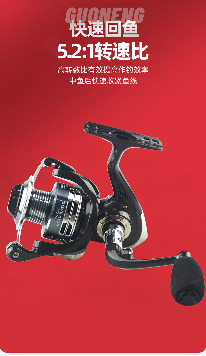 左右手互换抛竿鱼轮