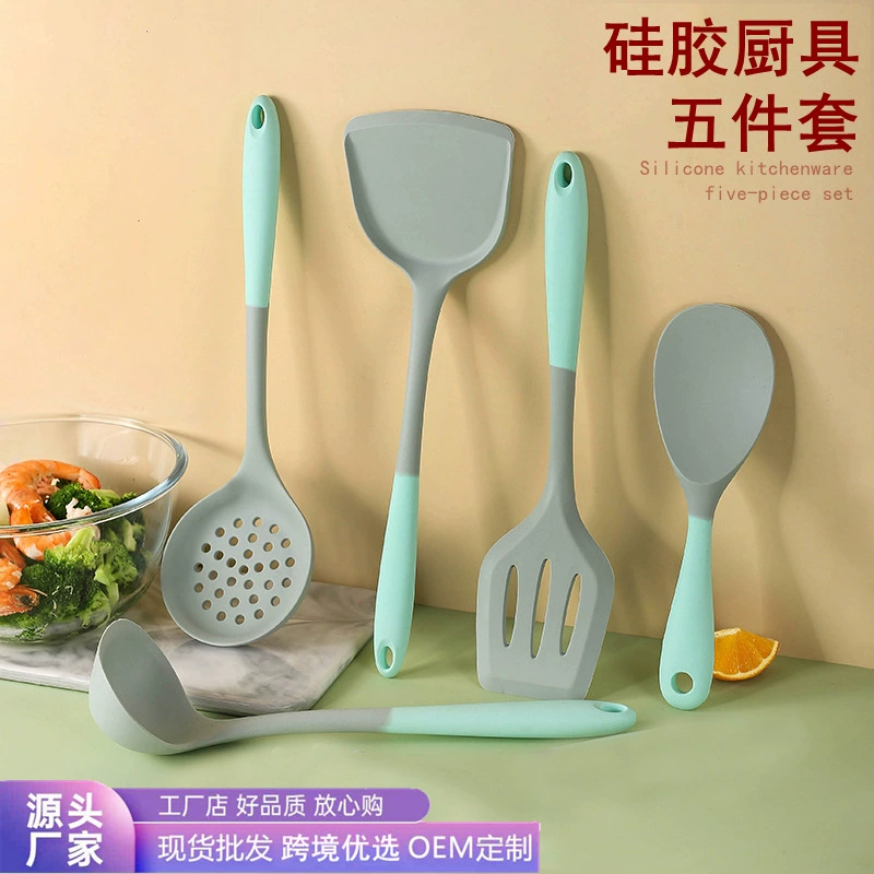 Силиконовая лопатка для кухни, лопатка, без прилипшей посуды, жарочная лопатка, лопатка от бактерий, болид, жарка, венчик, кухонная лопатка
