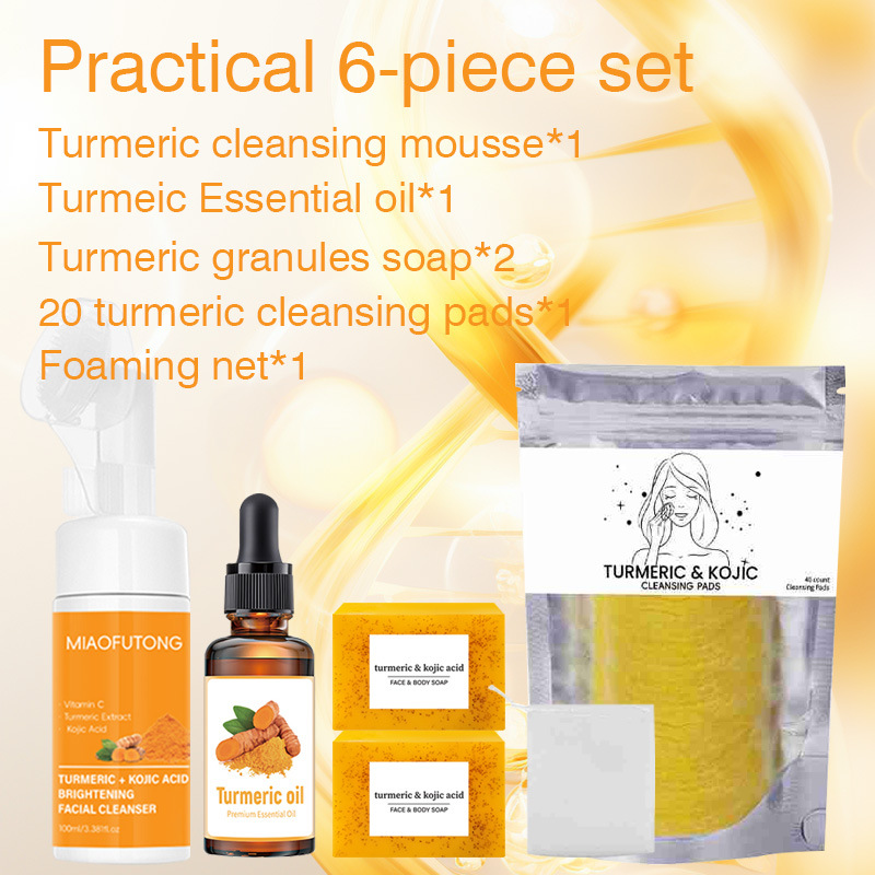 Transfronterizo TK explosión serie de jabón de cúrcuma de limpieza facial hidratante de piel exfoliante fuente de fábrica de jabón de cúrcuma
