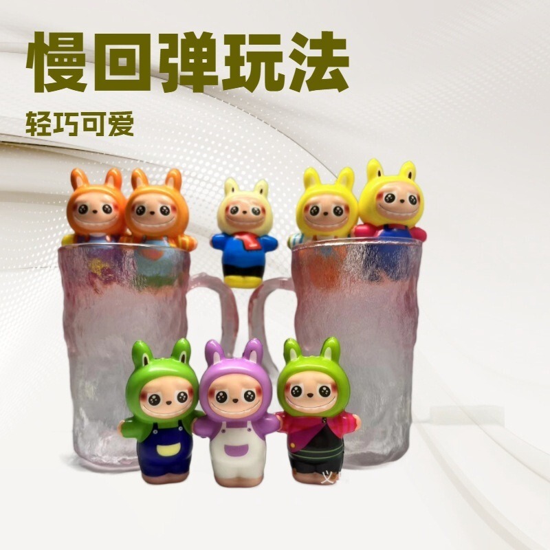 第一世代ラブブ子供用かわいいピンチPUスローリバウンド減圧アーティファクトおもちゃデスクトップ装飾品メーカー在庫あり|undefined