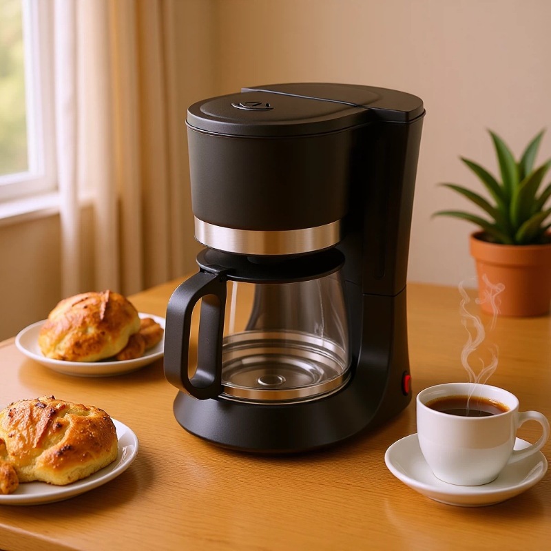 12-taza automática máquina de café por goteo hogar fragante cafetera americana