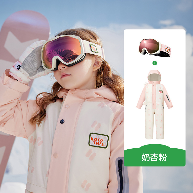 Mono de esquí infantil impermeable y térmico unisex image 11
