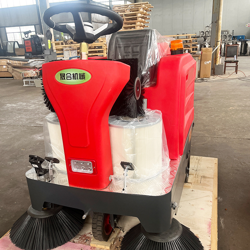 座驾式电动扫地车 小区路面清洁用扫地机 大小型号驾驶室扫地洗地