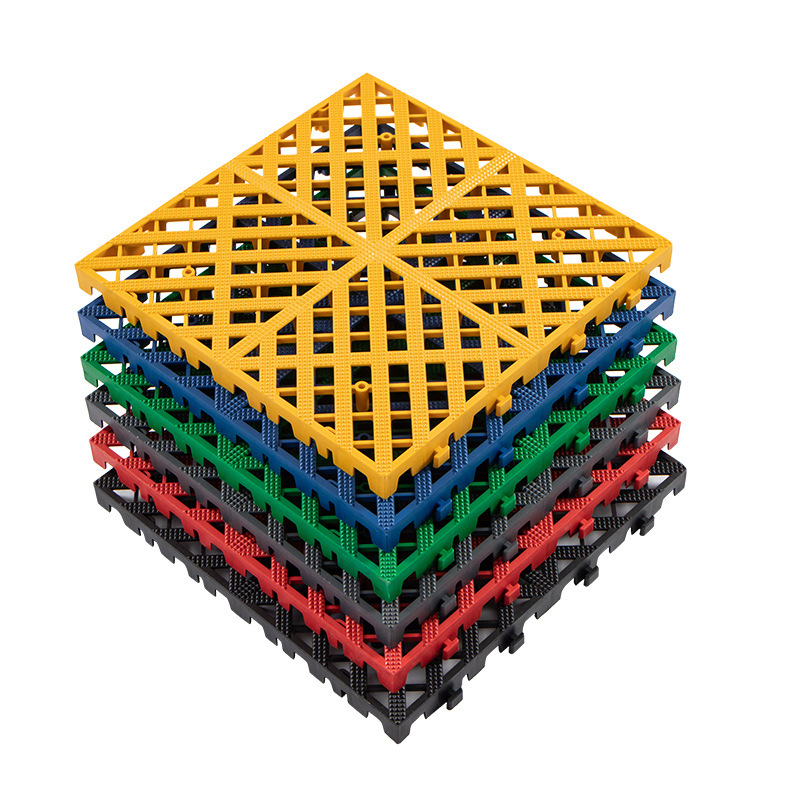 Nuevo material 3cm coche sala de lavado empalme piso rejilla Placa de lavado de coches Patio libre excavación piso de plástico placa base partición 4S tienda