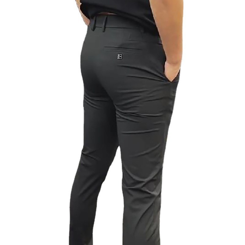 [Calidad de TikTok] Primavera y otoño nuevos pantalones casuales de los hombres pantalones de traje de negocios estiran todos los Pantalones rectos delgados