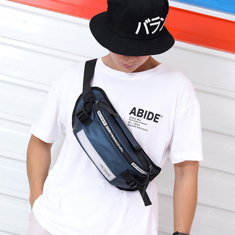 Bolsa de pecho Bolsa de hombro de estilo coreano para hombres Mochila pequeña casual bolsa deportiva para hombres bolsa de mensajero para hombres bolsa de cintura para hombres