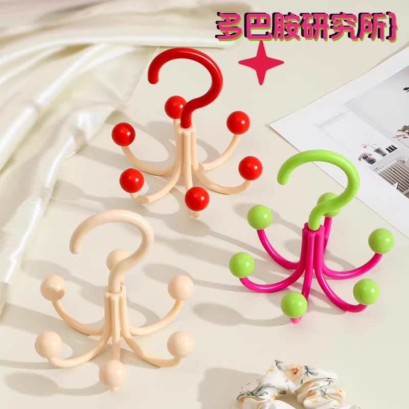 Dopamine six-claw hook rotary hanger rack household multi-functional…