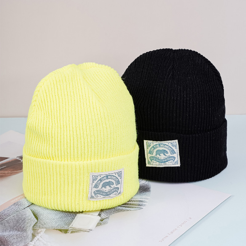 New Fashion Knitted Couple Multicolor Hip Hop Street Cold Versatile Simple Warm Wool Hat_voghion.com