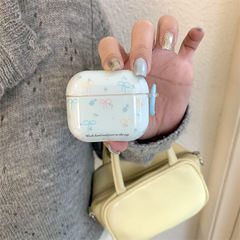ミントの緑の蝶結びはアップルのAirPods3世代の保護カバーのPro2024イヤホンの殻の2022の新しい無線の4を適用します。