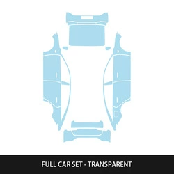 24-26 Models Leapmotor C01 Invisible Car Wrap Tpu Custom-Cut Paint Protection Film Anti-Scratch (Car paint protective film) - transparent-tpu-24-26-models-zero-running-c01