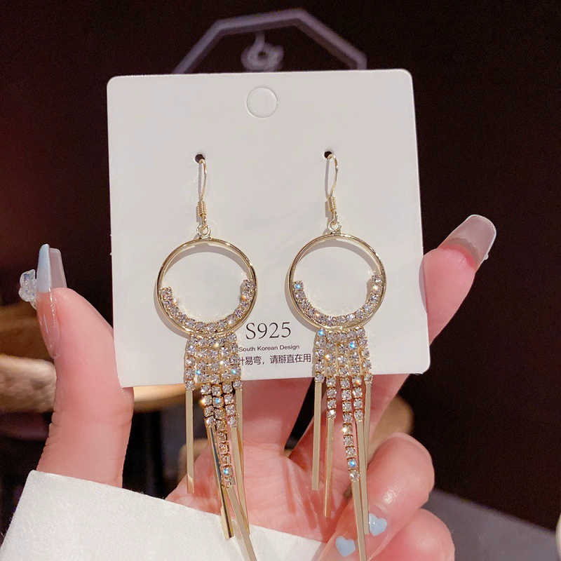 Серебряная игла, серьги из жемчуга, образец 925, стиль легкой роскоши, оптовая торговля