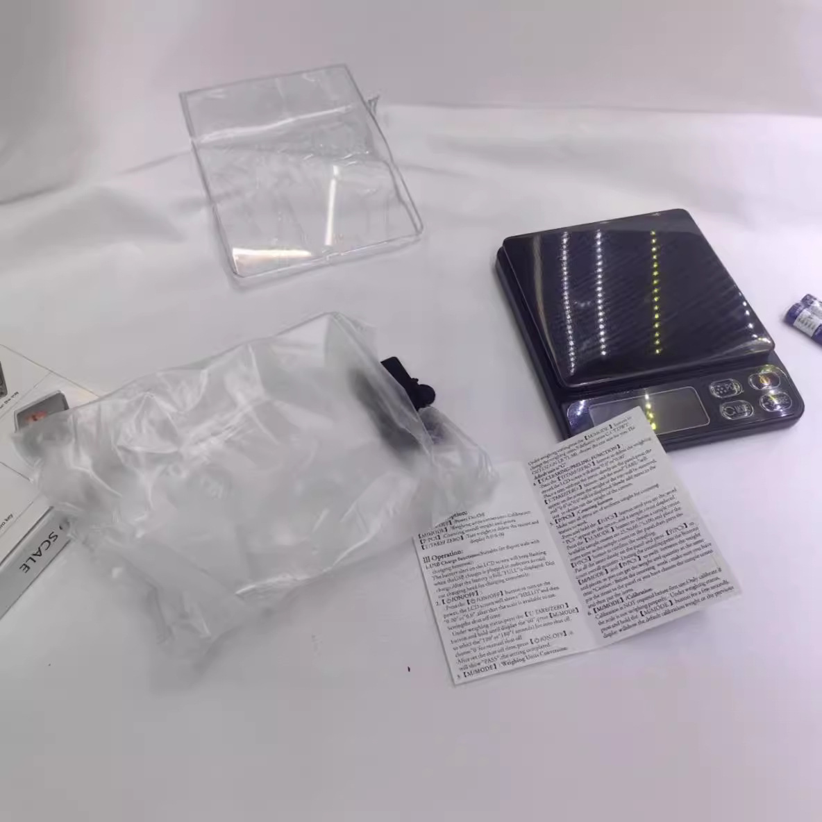 2024 nueva joyería pesa 1kg / 0.01g báscula electrónica báscula de bolsillo báscula de palma báscula de oro báscula de oro