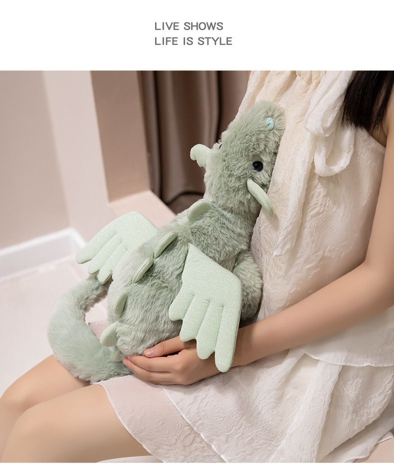 Regenbogen Drachen Kuscheltier Für Kinder Als Geschenk_voghion.com