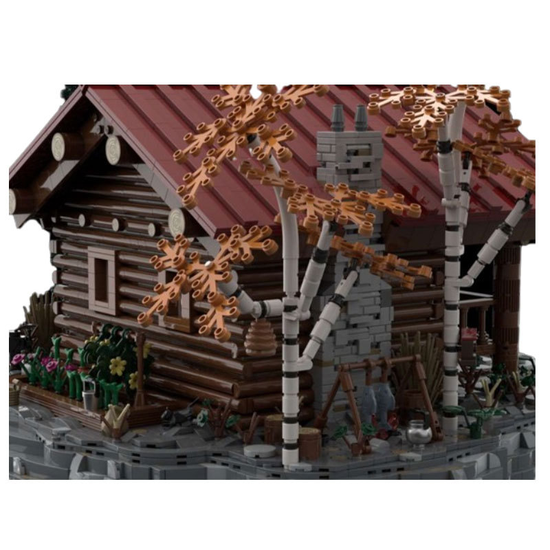 Exquisite Montana Cabin Assembly Blocks Building House Set_voghion.com