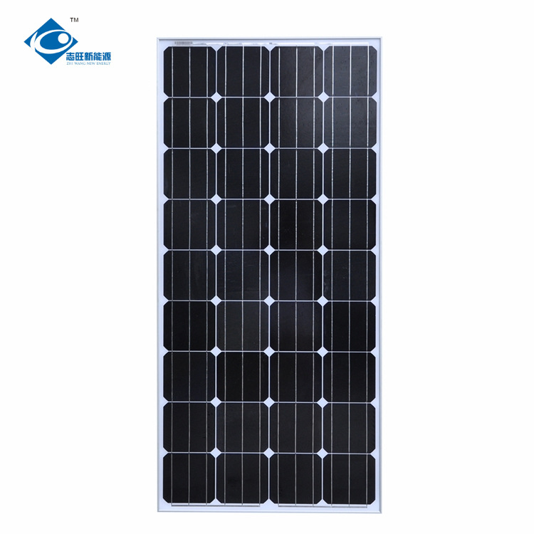 志旺新能源18V单晶玻璃层压铝框太阳能板150W家用庭院灯/路灯