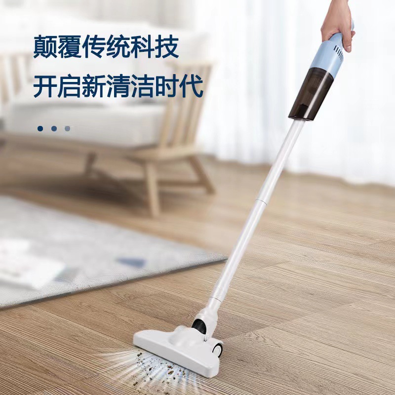 무선 핸드 헬드 진공 청소기 푸시로드 진공 청소기 차량 장착 가정용 강력한 고출력 고 흡입 USB 충전
