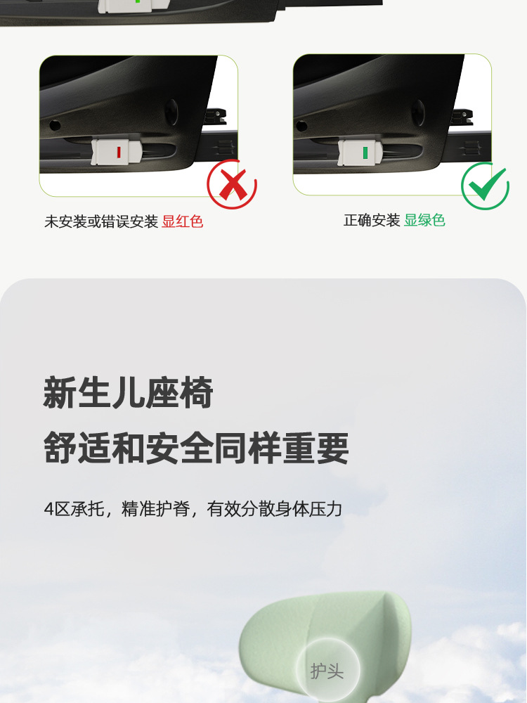 Ren Dao Xingtu Kids Safety Seat Newborn Sitting and Lying 0-12 Years Old Baby Baby Car Seat Car Use