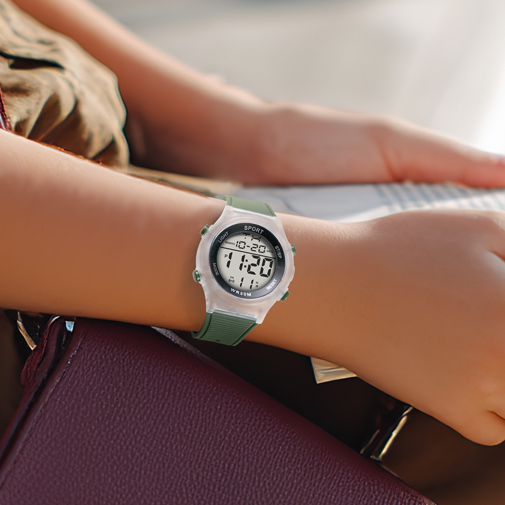 2025 nuevo aprendizaje reloj para niños reloj electrónico deportivo alarma luminosa multifuncional fábrica de relojes electrónicos al por mayor