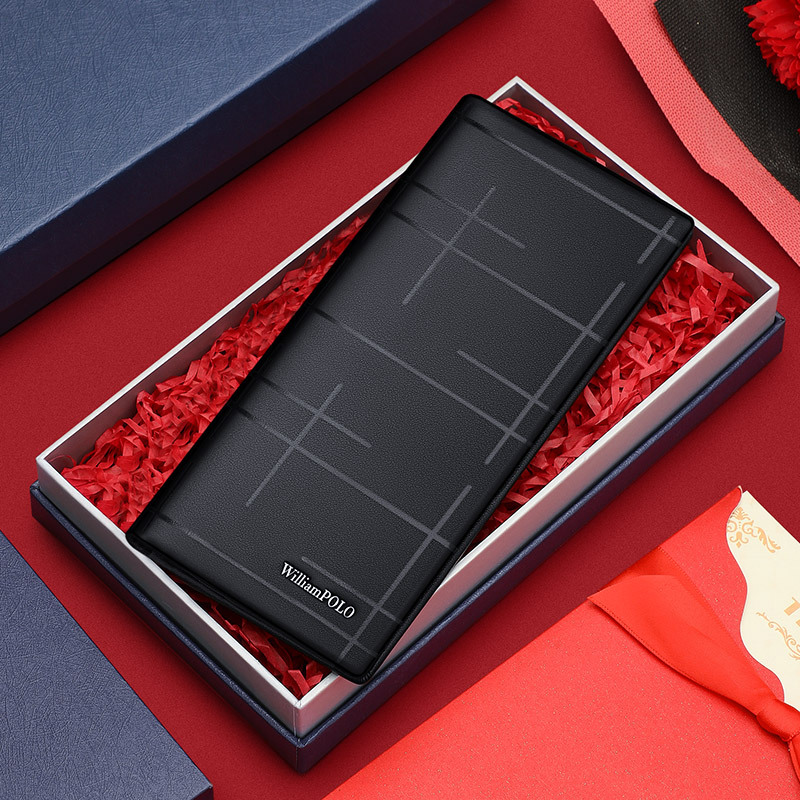 Emperor Paul Wallet Men's Genuine Leather Long Trendy Brand Multi-Function Wallet Card Case Business Casual Wallet Men's Wholesale