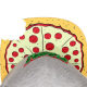 Amazon AliExpress Hip Gray PIZZA Pizza Adult Casual Sun Hat Hip Hop Baseball Flat-brimmed Hat