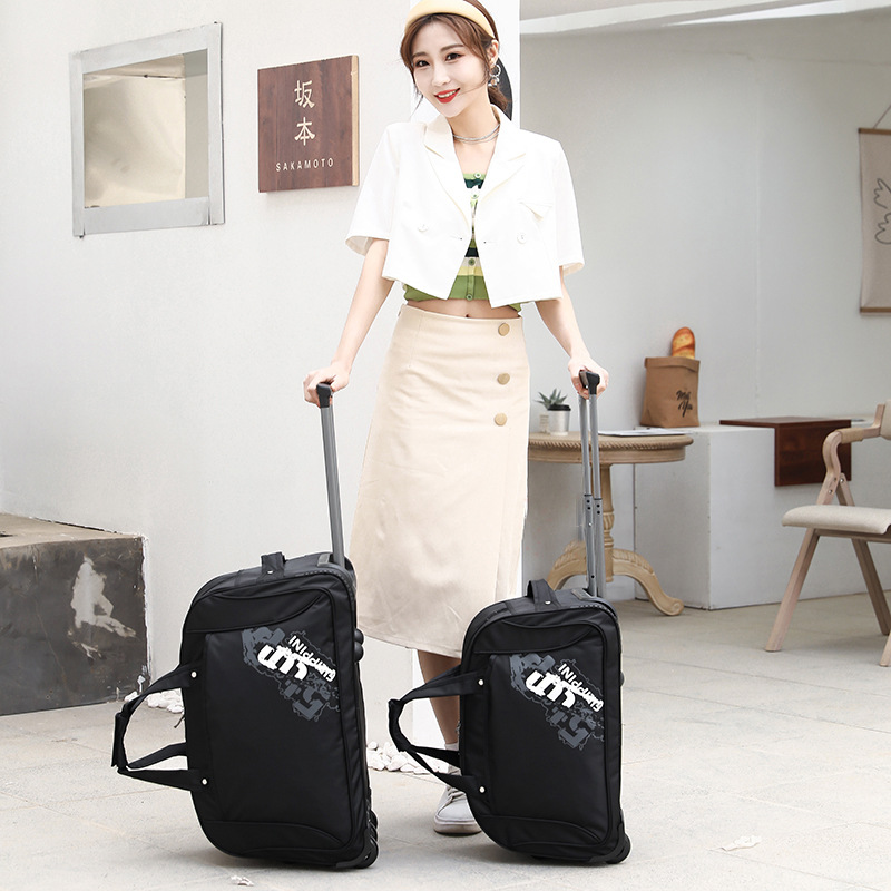 Fashionable folding suitcase