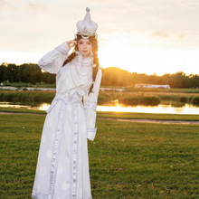 服装女长款大裙摆蒙古族跳舞全套蒙古袍草原旅拍服饰楷荟民族舞